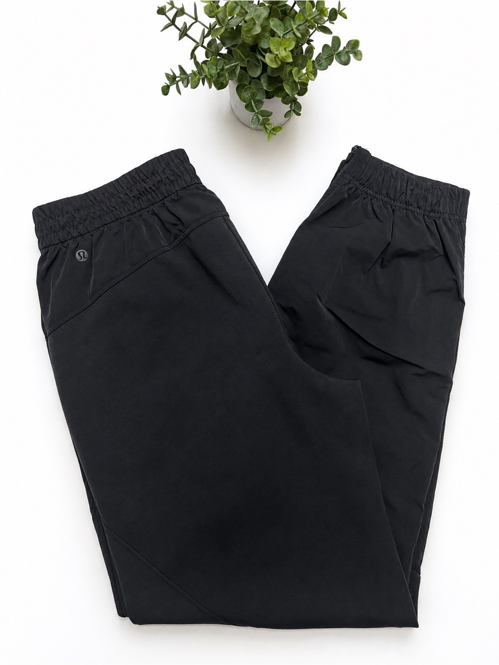 Rare Lululemon Effortless Mid-Rise Softstreme Mixed Fabric Zippered Pant Size 8